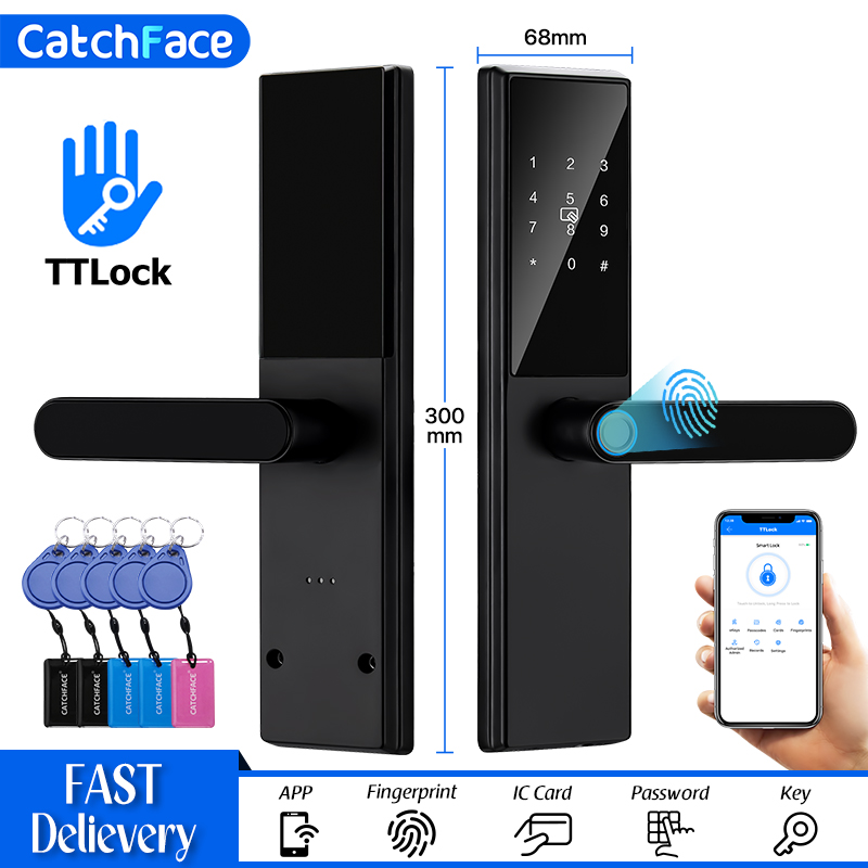 Smart Garden Door Lock - Fechadura de porta com impressão digital,