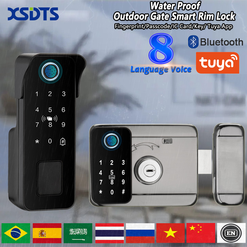 Smart Garden Door Lock - Fechadura inteligente para porta, à prova