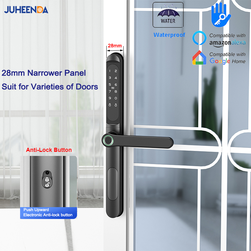 Smart Garden Door Lock - Electronic Sliding Glass Door Lock, TTLock