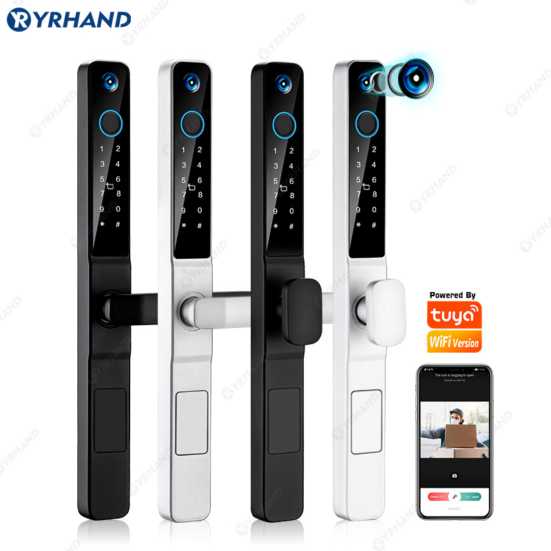 Yrhand ip66 keyless olho de ga - Smart Garden Door Lock avaliação e preço