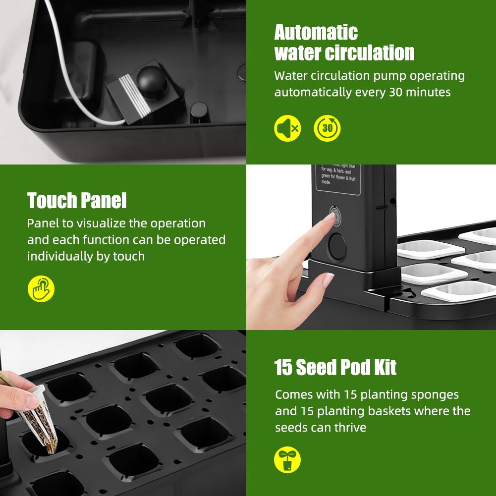 Kit de jardim hidropônico inte - Smart Pod Garden avaliação e preço