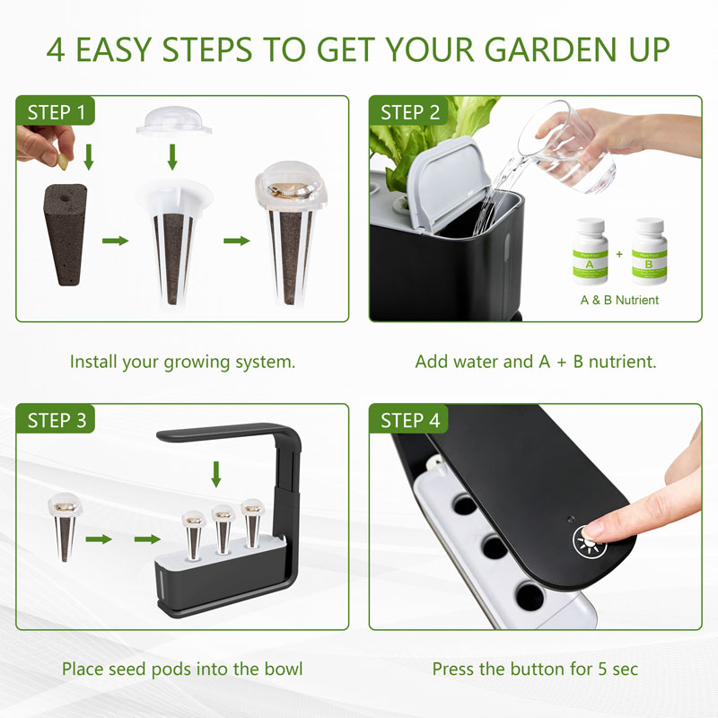 Sistema de cultivo hidropônico - Smart Pod Garden avaliação e preço
