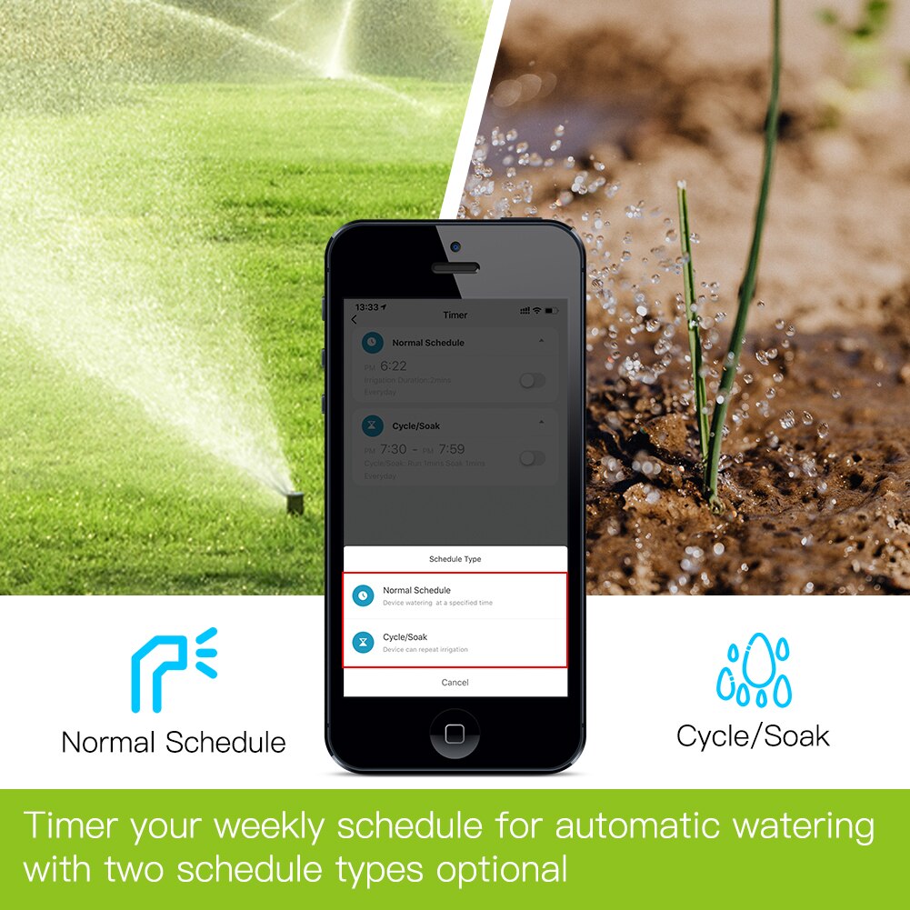 Moes Smart Tuya Bluetooth Wate - Smart Garden Water avaliação e preço