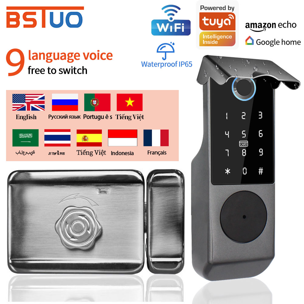 Tuya wifi fechadura da porta i - Smart Garden Door Lock avaliação e preço