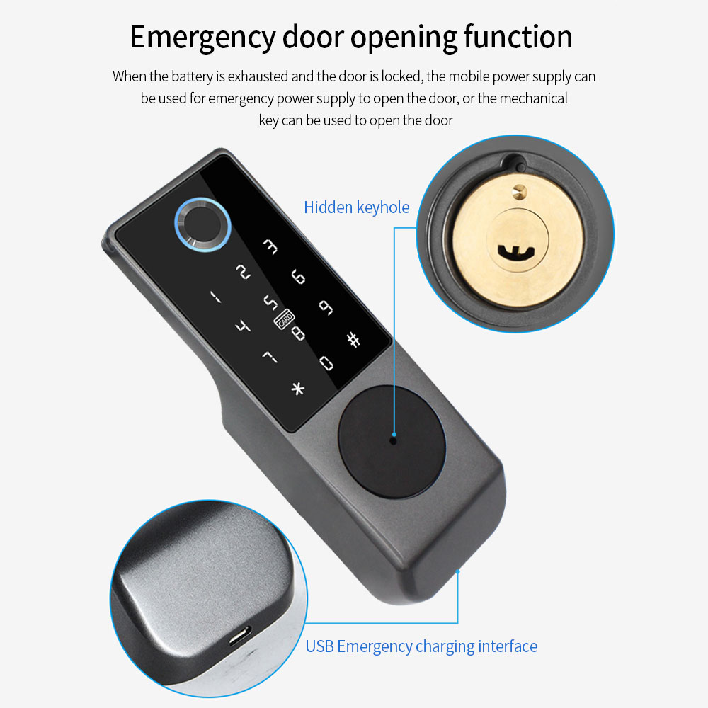Tuya wifi fechadura da porta i - Smart Garden Door Lock avaliação e preço