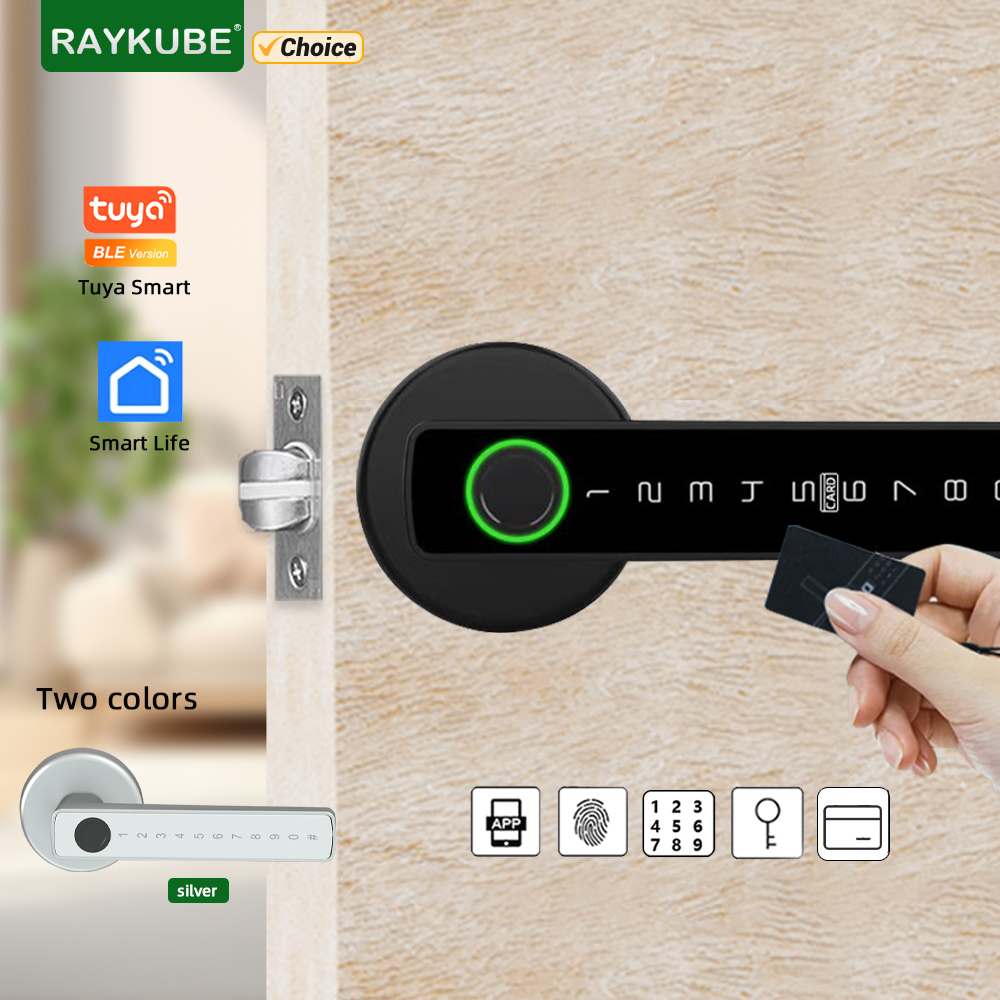 Raykube m5 tuya ble fechadura  - Smart Garden Door Lock avaliação e preço
