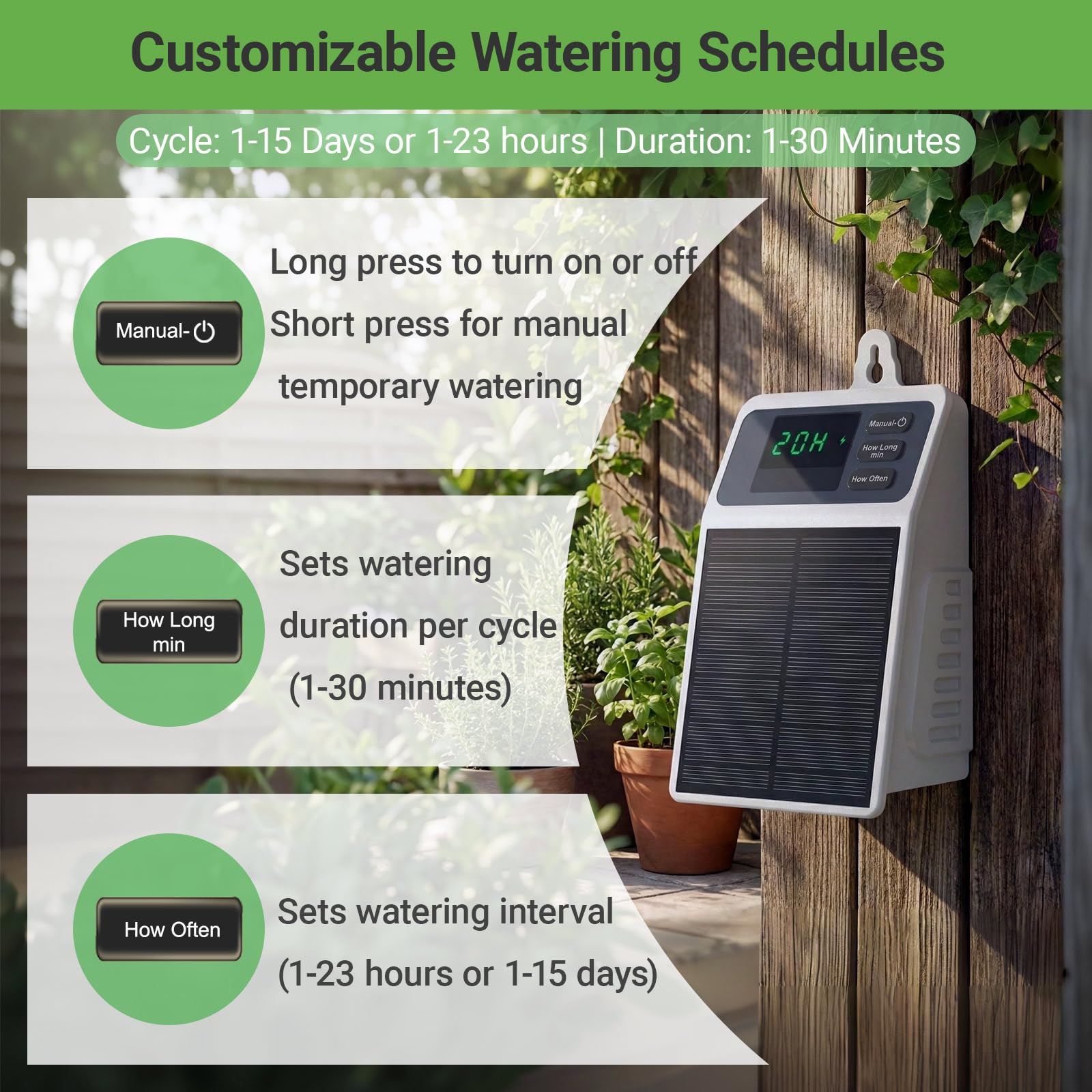 Sistema de Irrigação Solar Aut - Yoocaa Smart Garden avaliação e preço