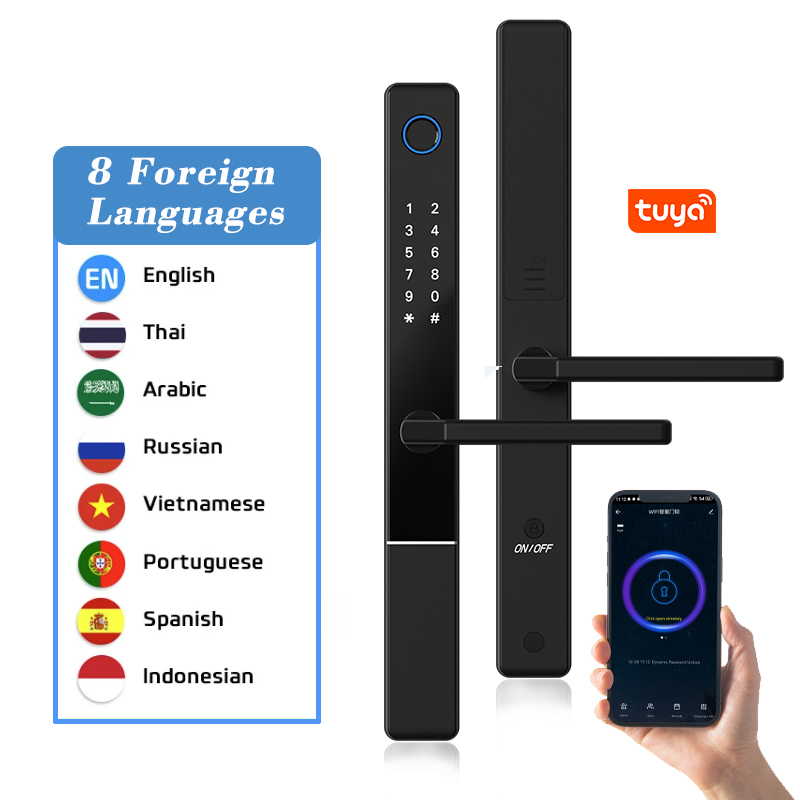 Euro 92/85/72mm Tuya wifi Smar - Smart Garden Door Lock avaliação e preço