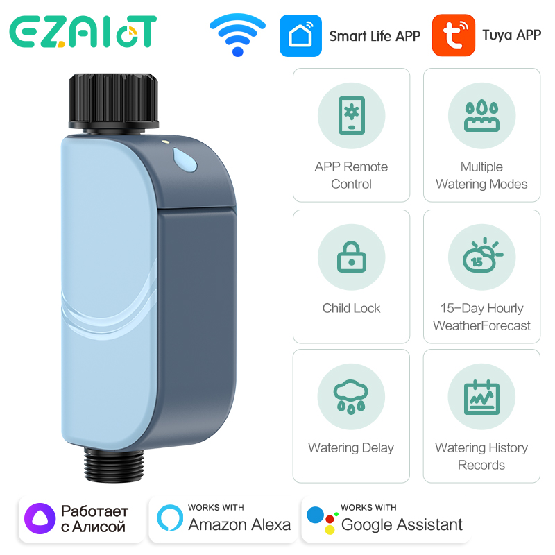 Inteligente tuya wifi jardim r - Smart Garden Tap Timer avaliação e preço